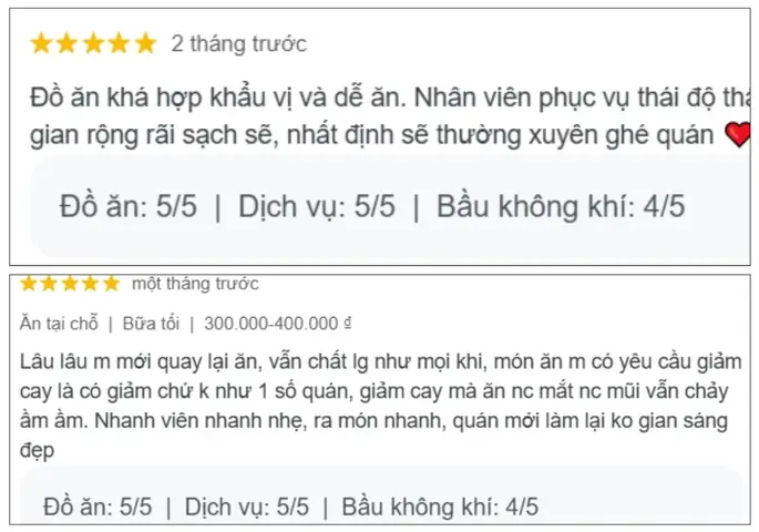 Quán Ăn Lotte Liễu Giai – Thai Express