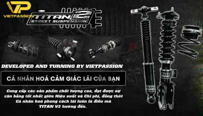 Titan V2 – Thương Hiệu Phuộc Xe Ô Tô Hiệu Suất Cao Của Đài Loan