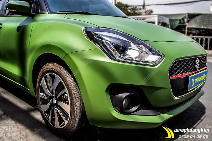2. Lợi Ích Khi Dán Đổi Màu Xanh Quân Đội Mờ Suzuki Swift