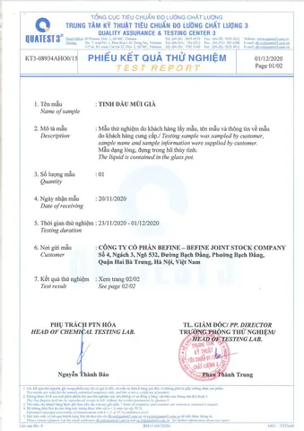 1. Thông Tin Chung Về Tinh Dầu Mùi Già