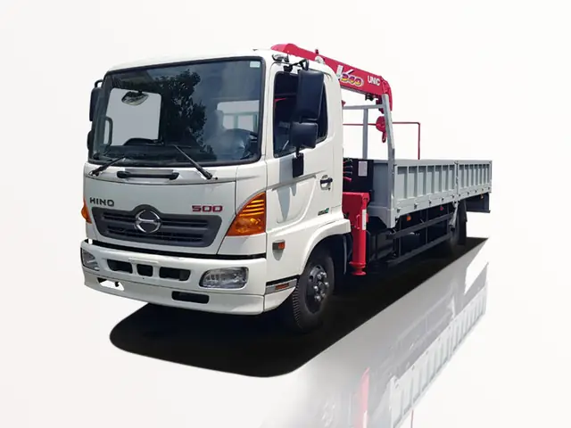 Giá Xe Tải Gắn Cẩu Hino