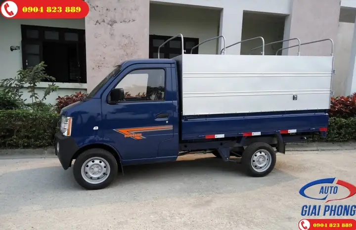 Xe Tải Dongben Db1021 810kg Thùng Mui Bạtgiá Rẻ, Giao Xe Ngay Tại Ô Tô Giải Phóng