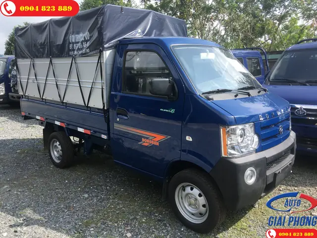 Xe Tải Dongben Db1021 810kg Thùng Mui Bạtgiá Rẻ, Giao Xe Ngay Tại Ô Tô Giải Phóng