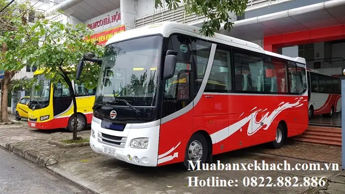 Ngoại Thất Xe Khách Samco Bầu Hơi 30/34 Chỗ Ngồi: