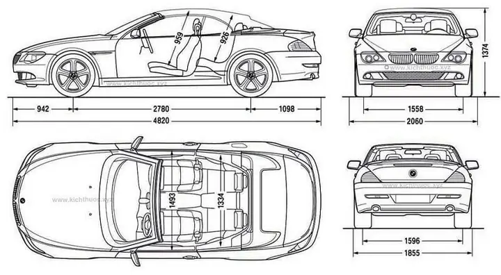 1.1. Kích Thước Tổng Thể Của Xe
