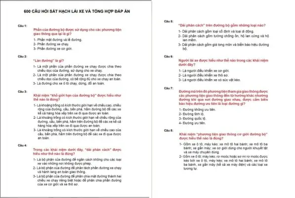 Giáo Trình Dạy Thực Hành Lái Xe Ô Tô Gồm Những Gì?