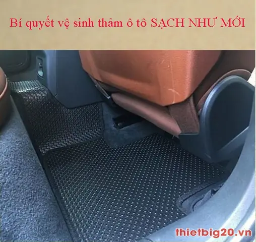 Bí Quyết Giặt Thảm Ô Tô Sạch Như Mới