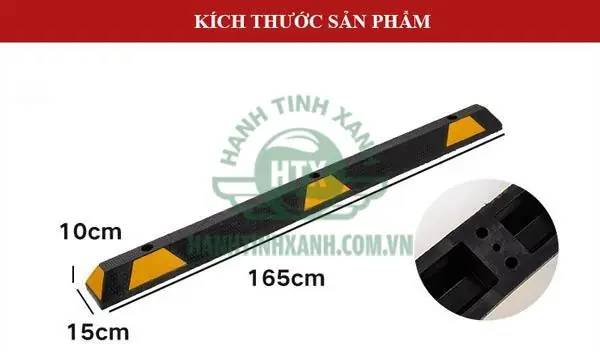 Thông Số Kỹ Thuật Của Gờ Chặn Lùi Xe Ô Tô 1.65m