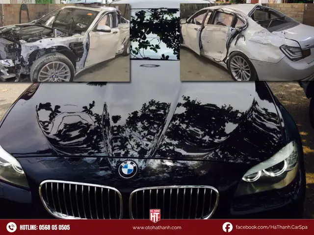 Phục Hồi Xe Tai Nạn Trước Và Sau Tại Hà Thành Garage