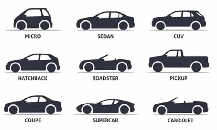1. Dòng Xe Ô Tô Bằng Tiếng Anh