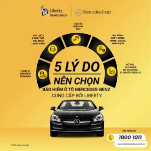 Chương Tr&igrave;nh Bảo Hiểm &ocirc; T&ocirc; Mercedes-benz Cung Cấp Bởi Bảo Hiểm Libertyvới C&aacute;c Quyền Lợi Hấp Dẫn, Dịch Vụ Chuy&ecirc;n Biệt.&nbsp;