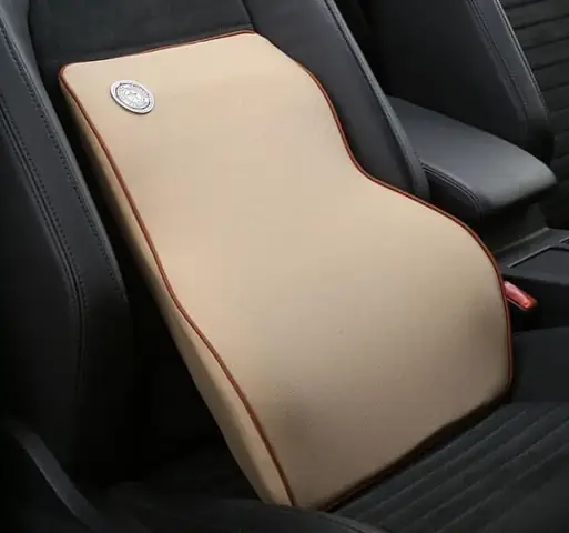 Gối Tựa Lưng Ô Tô Chất Liệu Cao Su Non Nguyên Khối
