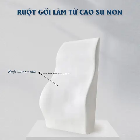 Thông Tin Chi Tiết Gối Tựa Lưng Văn Phòng Chất Liệu Cao Su Non Cao Cấp Ema