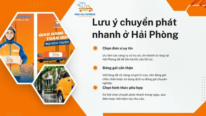 Lưu Ý Khi Chuyển Phát Nhanh Ở Hải Phòng
