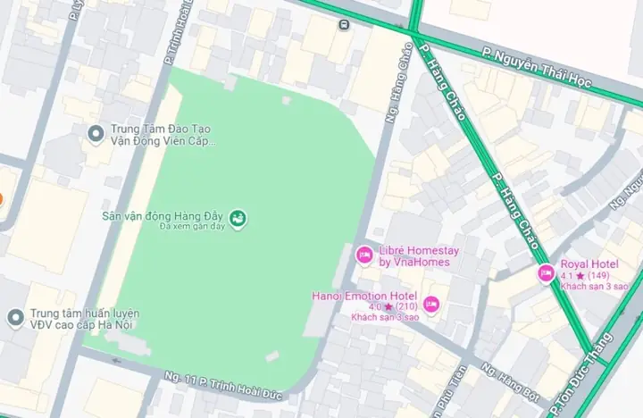 Sân Vận Động Hàng Đẫy Ở Đâu? Giá Vé Sân Hàng Đẫy