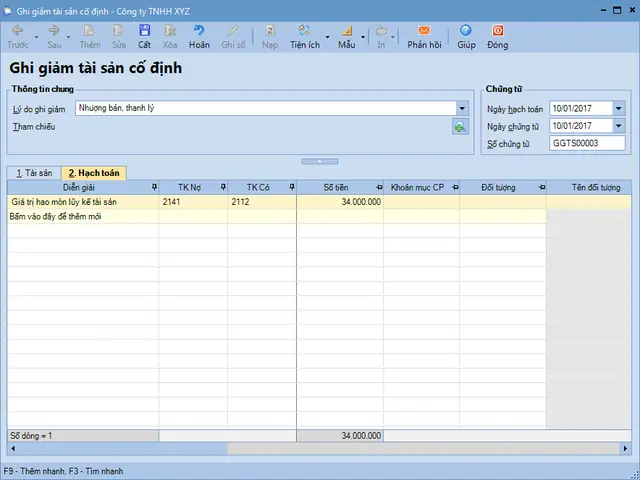 Hạch Toán Nguyên Giá Xe Ô Tô Trên Misa