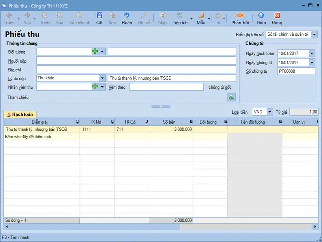 Hạch Toán Nguyên Giá Xe Ô Tô Trên Misa