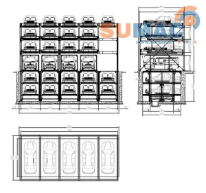 Vertical Horizontal Parking System