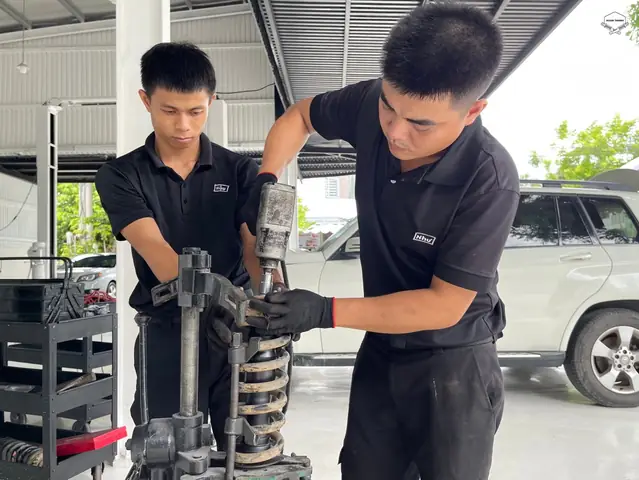 1. Giảm Xóc Thụ Động (passive Suspension)