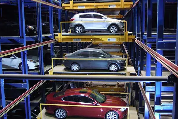 1, Hệ Thống Đỗ Xe Từng Tầng Di Chuyển
