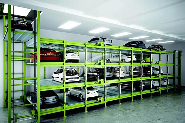 5, Hệ Thống Đỗ Xe Xoay Vòng Ngang