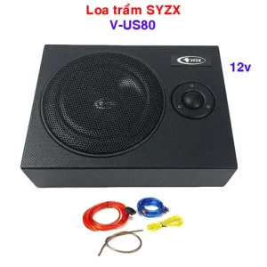 -loa Trầm Hơi, Loa Sup Điện Ô Tôsyzx V-us80công Suất Max 600w. Âm Bass Sâu Và Chắc, Loa Được Tích Hợp 2 Loa Treble Giúp Tái Tạo Dải Tần Cao Rõ Dàng, Và Sáng