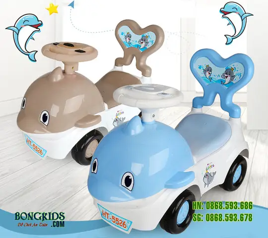 Xe Chòi Chân Cá Heo 5526 Cho Bé