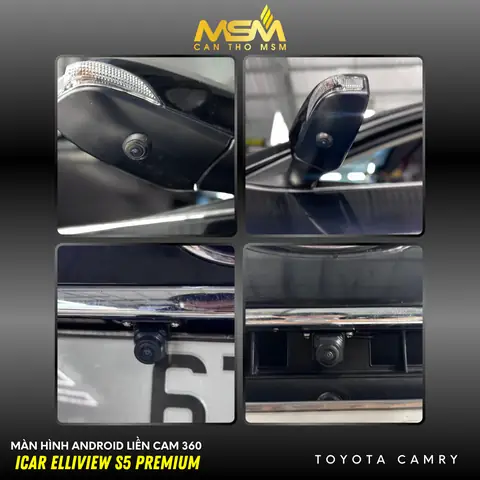 Nâng Cấp Màn Hình Android Liền Camera 360 Icar Elliview S5 Premium Cho Toyota Camry Tại Cần Thơ – Lái Xe Như Chuyên Gia