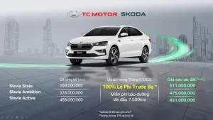 🚗 So Sánh Skoda Slavia Ambition Và Slavia Style (có Cửa Sổ Trời)