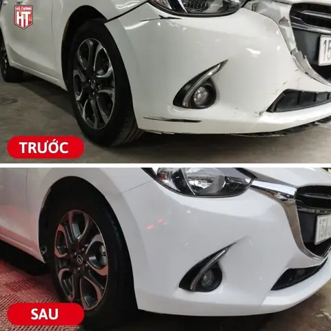 Hình Ảnh Dịch Vụ Sơn Xe Ô Tô Tại Hà Thành Garage