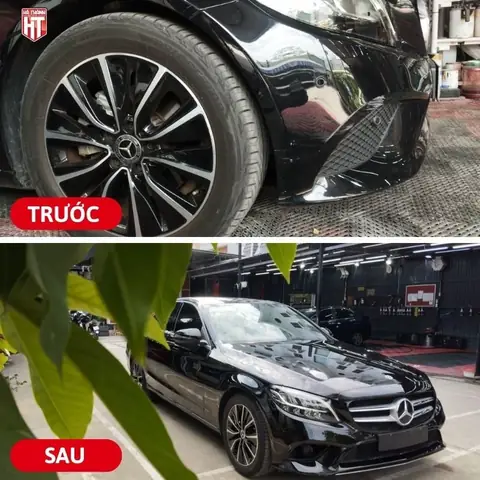 Hình Ảnh Dịch Vụ Sơn Xe Ô Tô Tại Hà Thành Garage