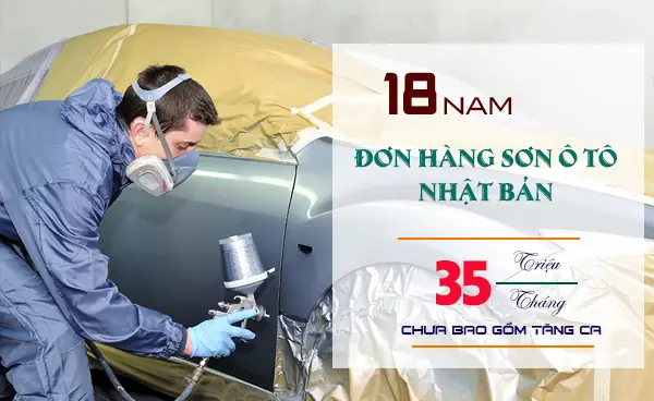 Mức Lương Của Đơn Hàng Sơn Ô Tô Tại Nhật Có Cao Không?