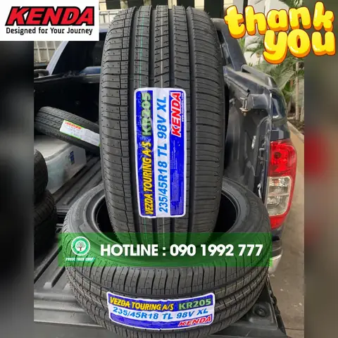 Lá»p Ã´ Tã´ 235/45r18 Kenda Touring Kr205 - Lá»p Xe Xuáº¥t Má»¹