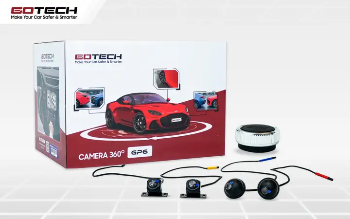 Bộ Sản Phẩm Camera 360 Ô Tô Gotech Gp6
