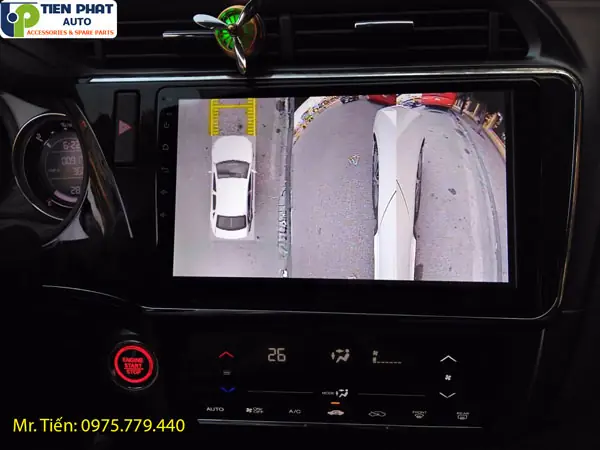 Lắp Đặt Camera 360 Độ Owin 2d Cho Honda City 2014-2019