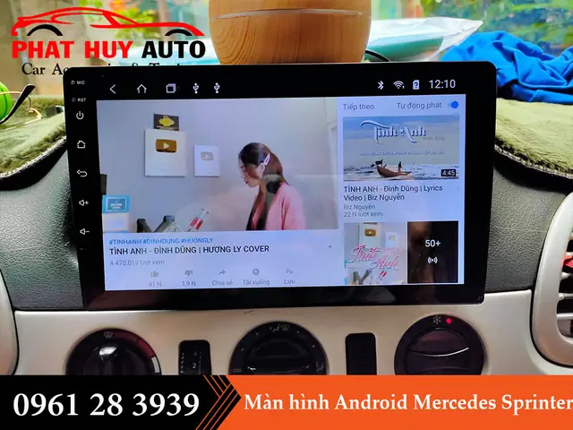 Lý Do Nên Lắp Màn Hình Android Mercedes Sprinter ?