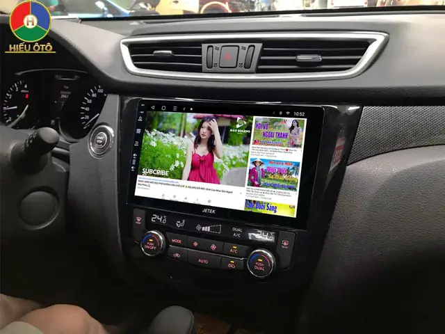 Lắp Màn Hình Androd Cho Xe Nissan X-trail