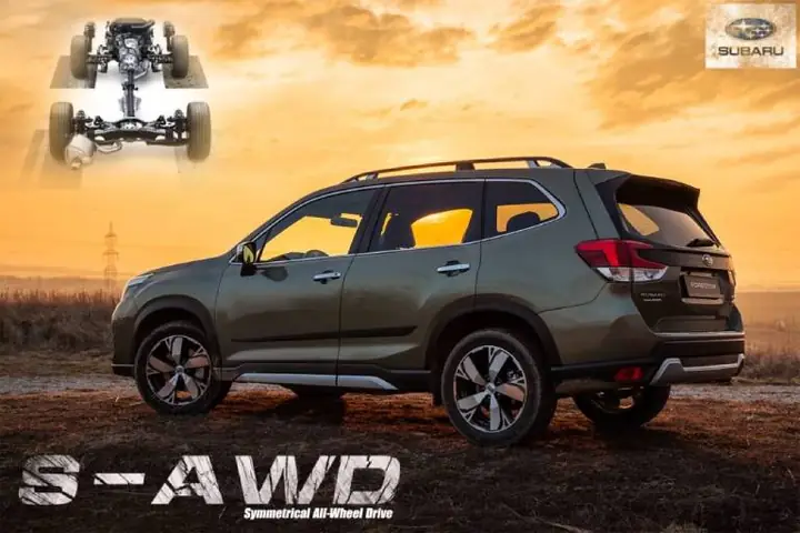 2. Hệ Thống Dẫn Động 4 Bánh Toàn Thời Gian Symmetrical Awd
