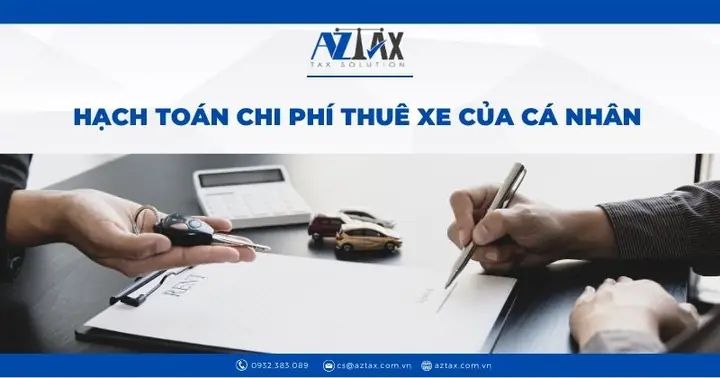 4. Hạch Toán Chi Phí Thuê Xe Ô Tô Cá Nhân