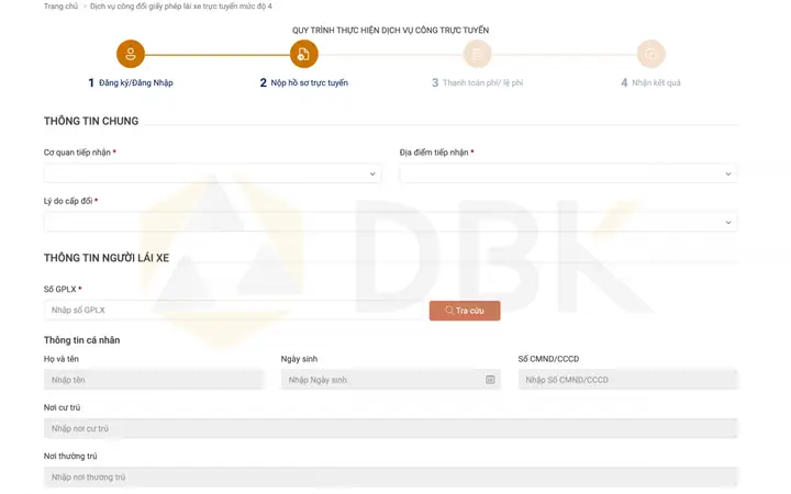 Quy Trình Làm Lại Bằng Lái Xe Trực Tuyến Dễ Dàng