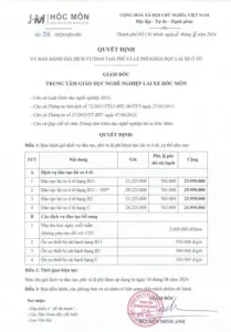 Tiến Độ Học Gồm: 4h Thô 1 => 3h Cabin => Dat B1 710km => 3h Thô 2 => Thi Tốt Nghiệp => 3h Thô 2 => Thi Sát Hạch