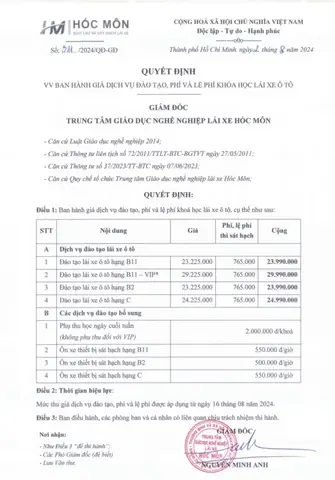 Tiến Độ Học Gồm: 4h Thô 1 => 3h Cabin => Dat B1 710km => 3h Thô 2 => Thi Tốt Nghiệp => 3h Thô 2 => Thi Sát Hạch