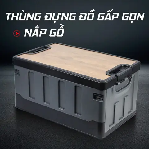 Chức Năng Của Thùng Đựng Đồ Cốp Xe Ô Tô Gấp Gọn Nắp Gỗ 37l