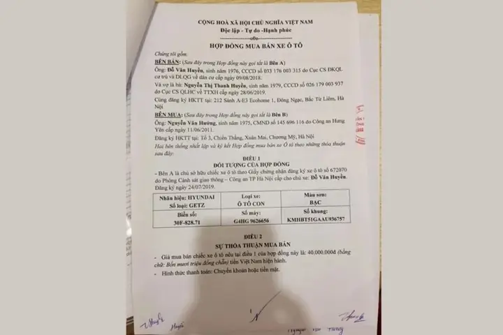 Các Thông Tin Cơ Bản Trong Hợp Đồng