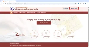 Bước 1: Người Dân Truy Cập Vào Địa Chỉhttps://dvc4.gplx.gov.vn/p/home/dvc-trang-chu.htmlbằng Trình Duyệt Trên Điện Thoại Hoặc Máy Tính Rồi Chọn Phần Đăng Nhập.