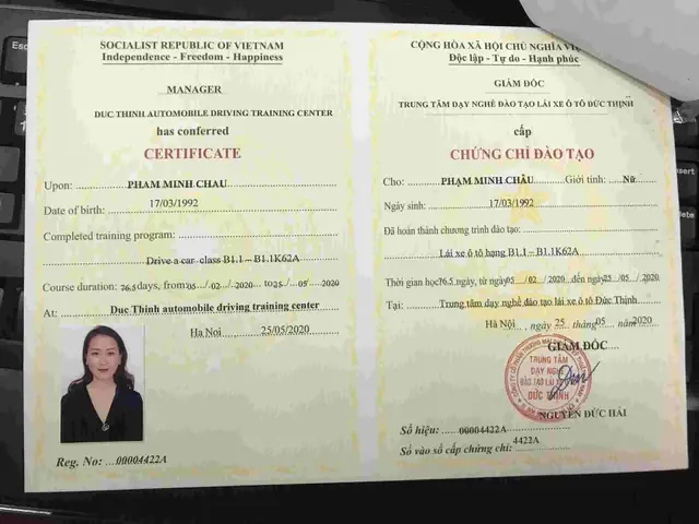 Thi Tốt Nghiệp Bằng Lái Xe B1,b2, C Là Gì ?