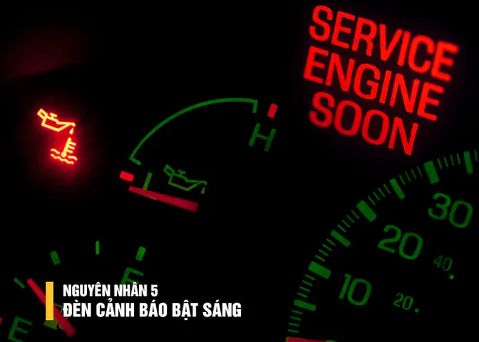 Đèn Cảnh Báo Động Cơ Bật Sáng