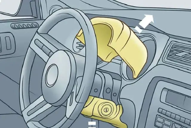 - Bước 1:tháo Nắp Cổ Của Vô Lăng Xe.