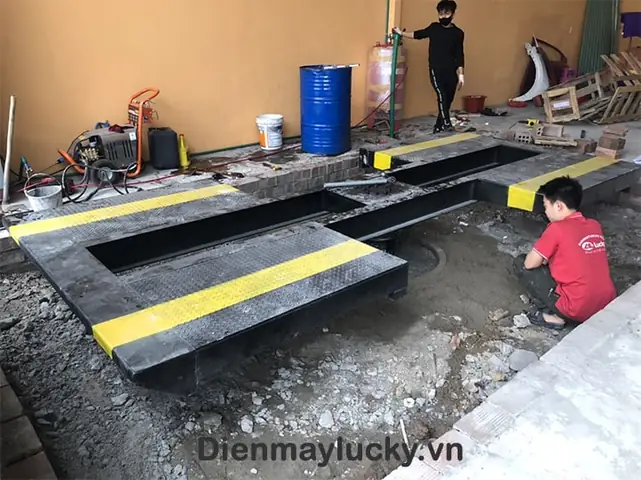 Kích Thước Cầu Nâng 1 Trụ Rửa Xe Ô Tô