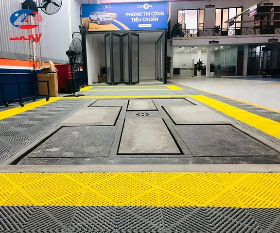 Kích Thước Cầu Nâng 1 Trụ Rửa Xe Ô Tô